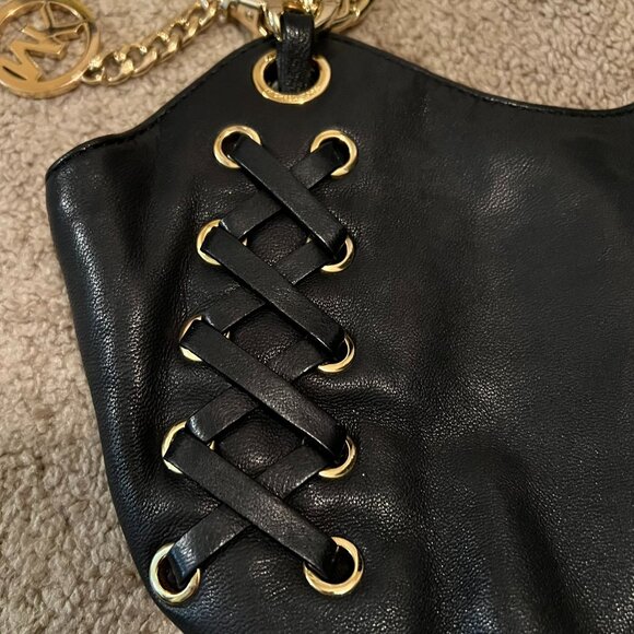 Michael Kors Black Leather Handbag - Picture 2 of 7